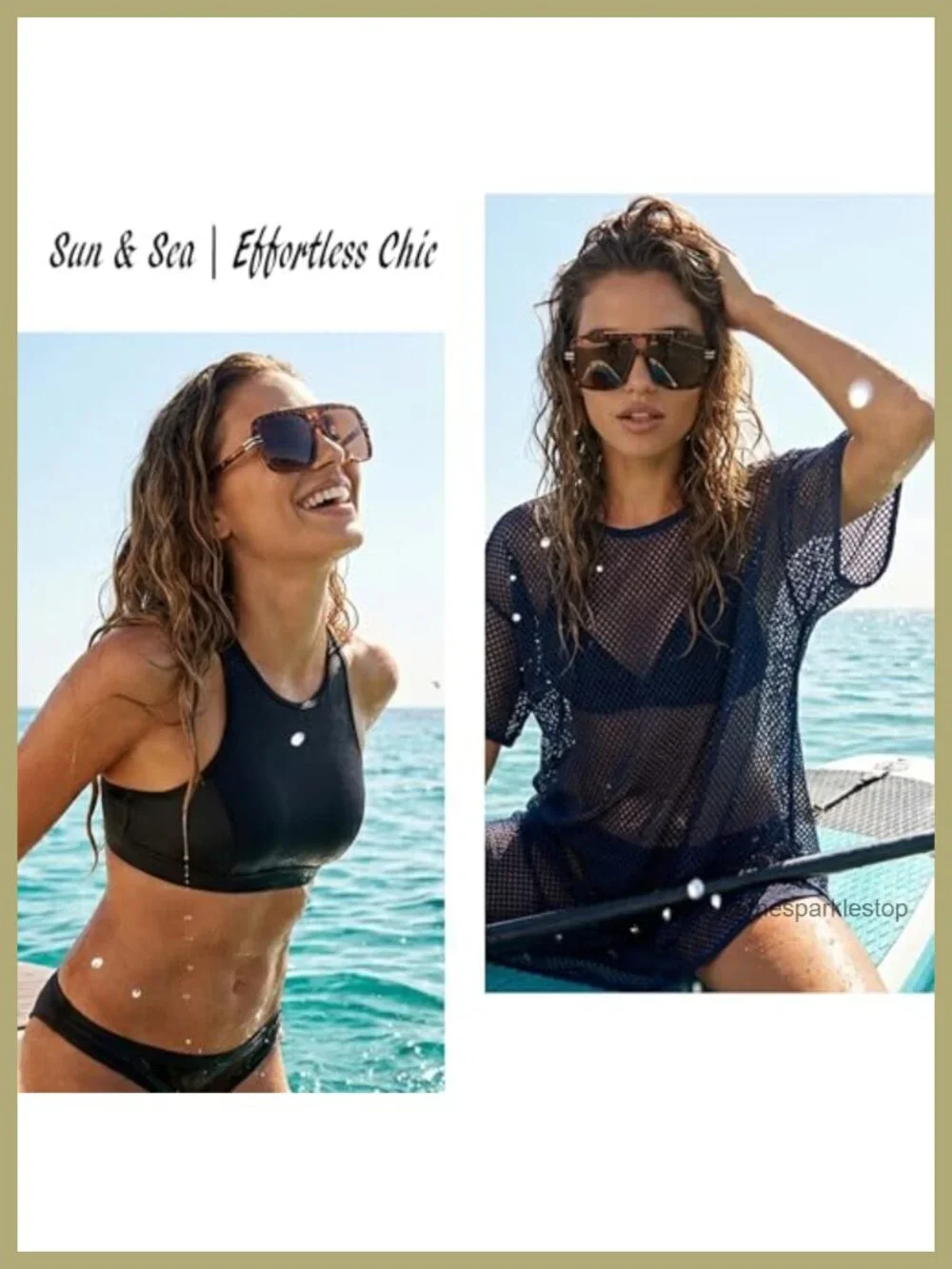 Women's Oversized Aviator Polarized Sunglasses UV400 Protection Driving Retro